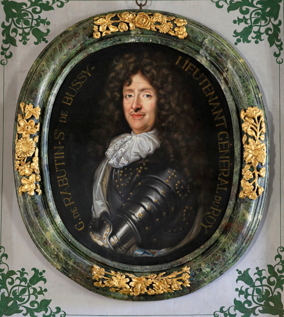Retrato de Roger Bussy-Rabutin. Castillo de Bussy-Rabutin de Claude Lefebvre
