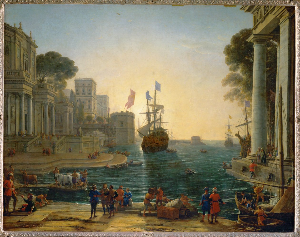 Ulysse remet Chriseis a son pere ... de Claude Lorrain (1600-82)