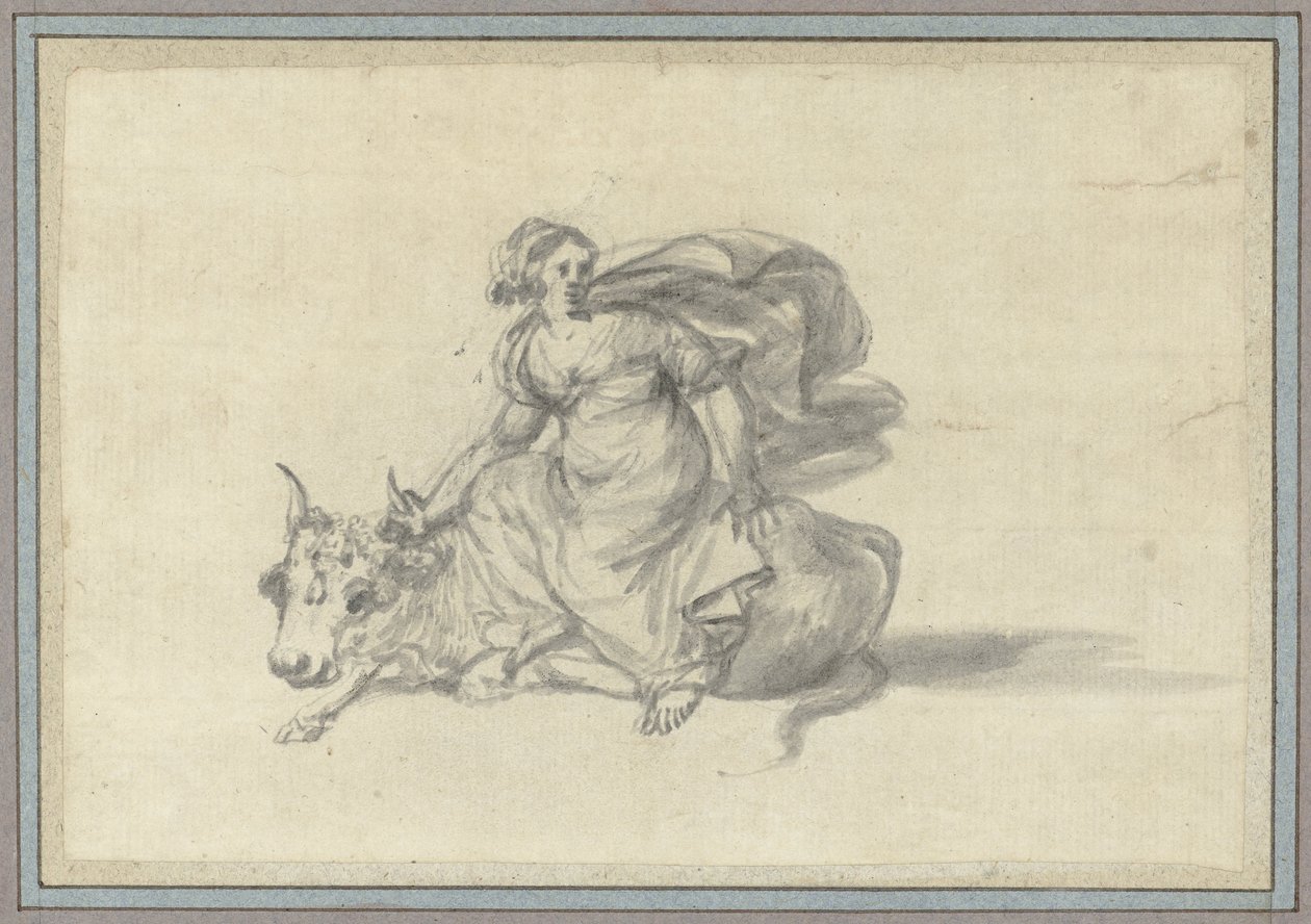 Europa en el toro
Estudios de animales del Álbum de Animales (título de la serie) de Claude Lorrain