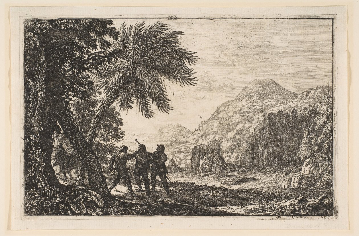 Paisaje con Bandidos, 1633 de Claude Lorrain