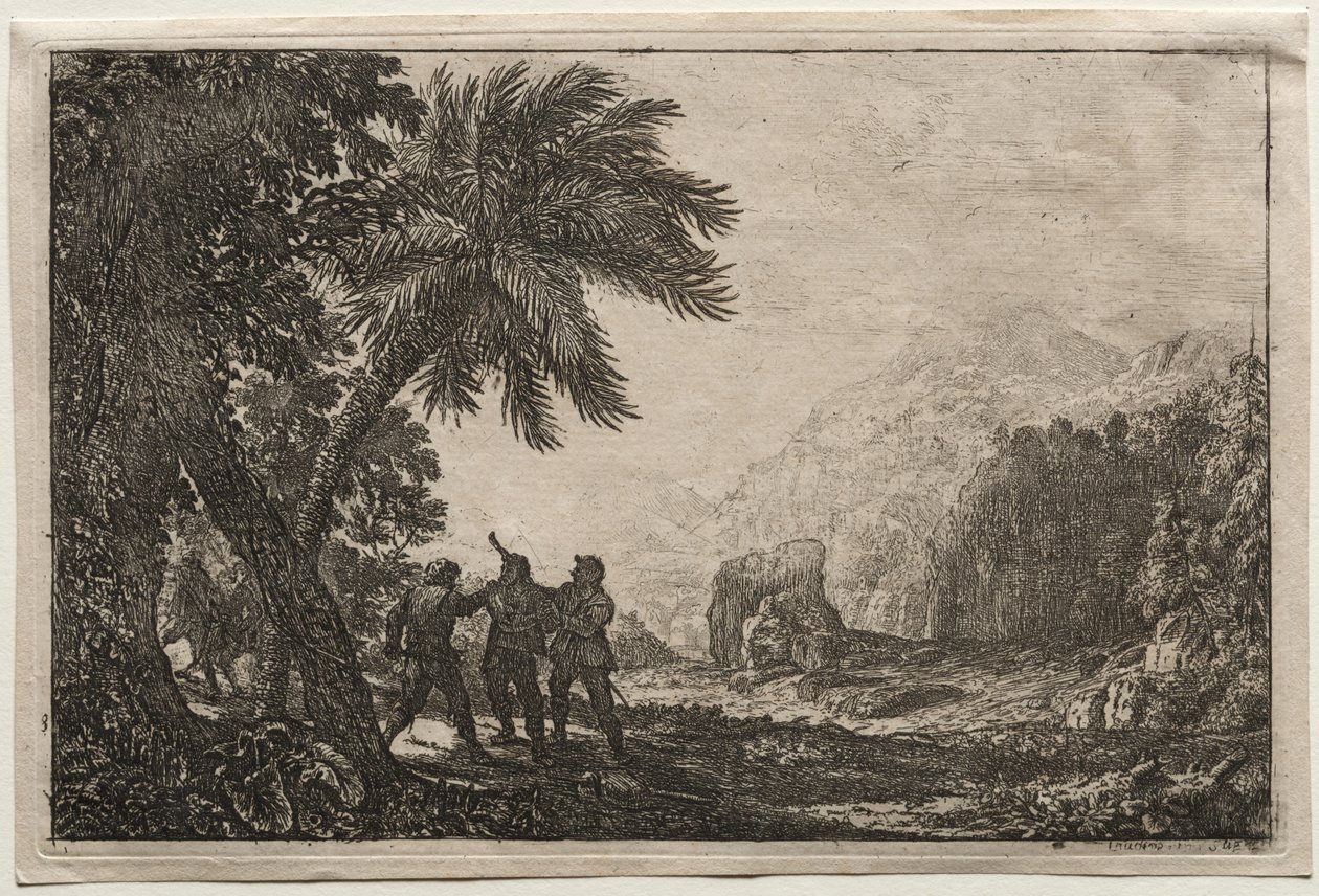 Paisaje con bandidos de Claude Lorrain