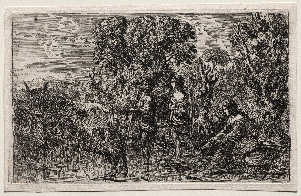 Le Passage du gué de Claude Lorrain