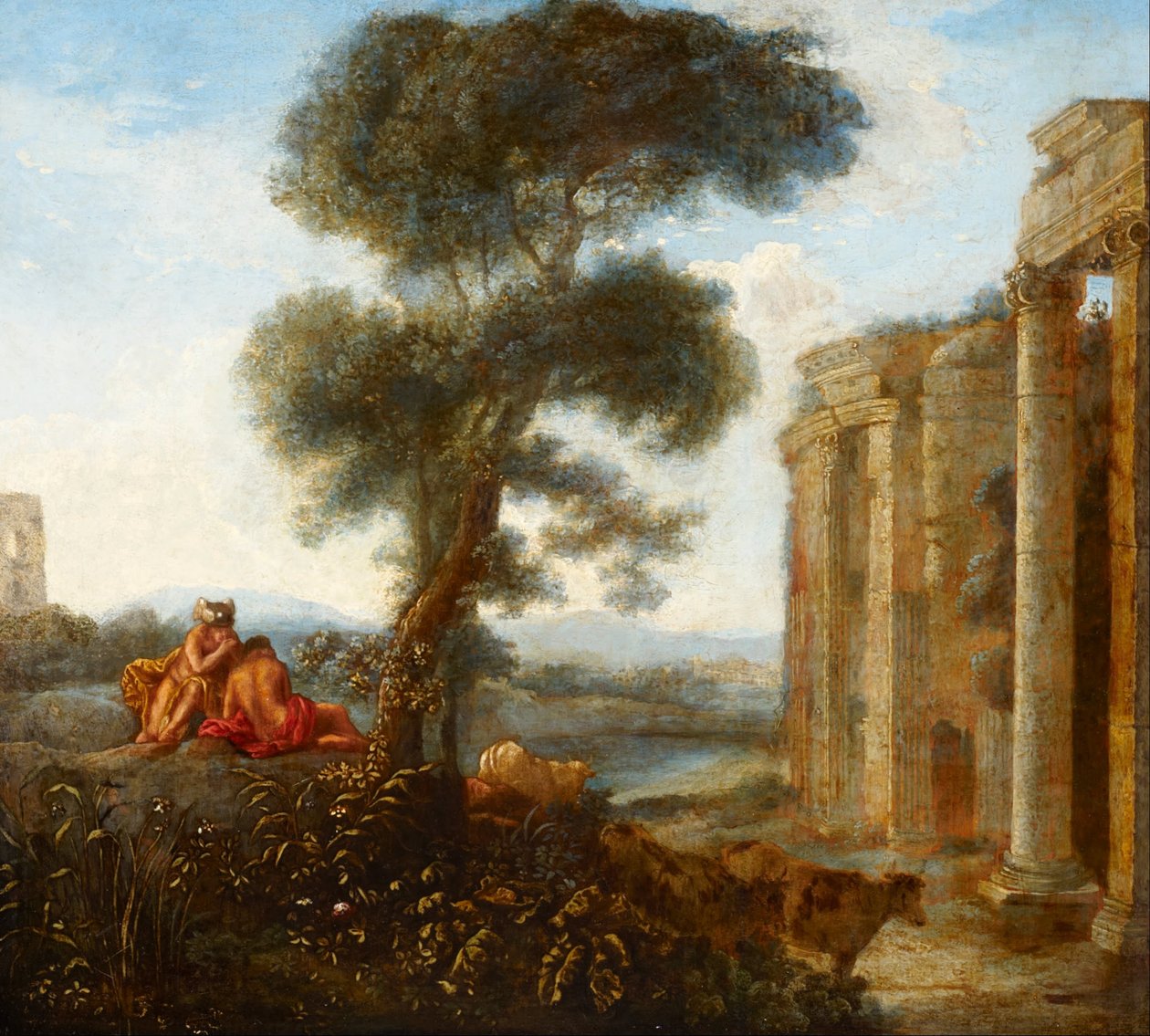 Mercurio y Argos de Claude Lorrain