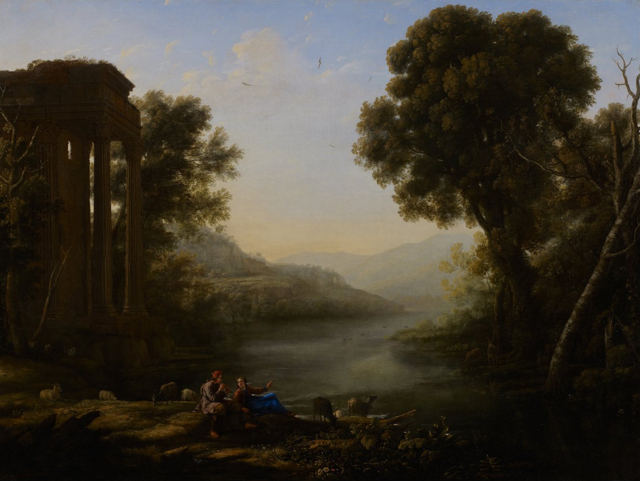 Paisaje pastoral de Claude Lorrain