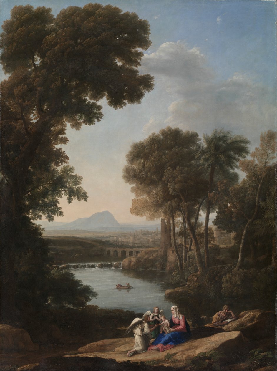 Descanso en la huida a Egipto de Claude Lorrain