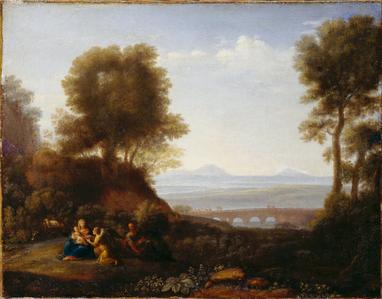 Descanso en la huida a Egipto de Claude Lorrain