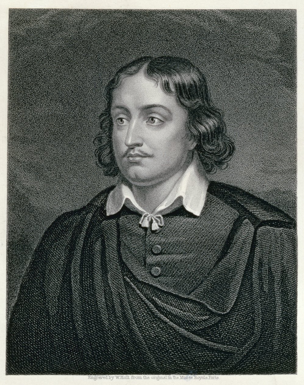 Autorretrato, grabado por William Holl, pub. por William Mackenzie de Claude Lorrain