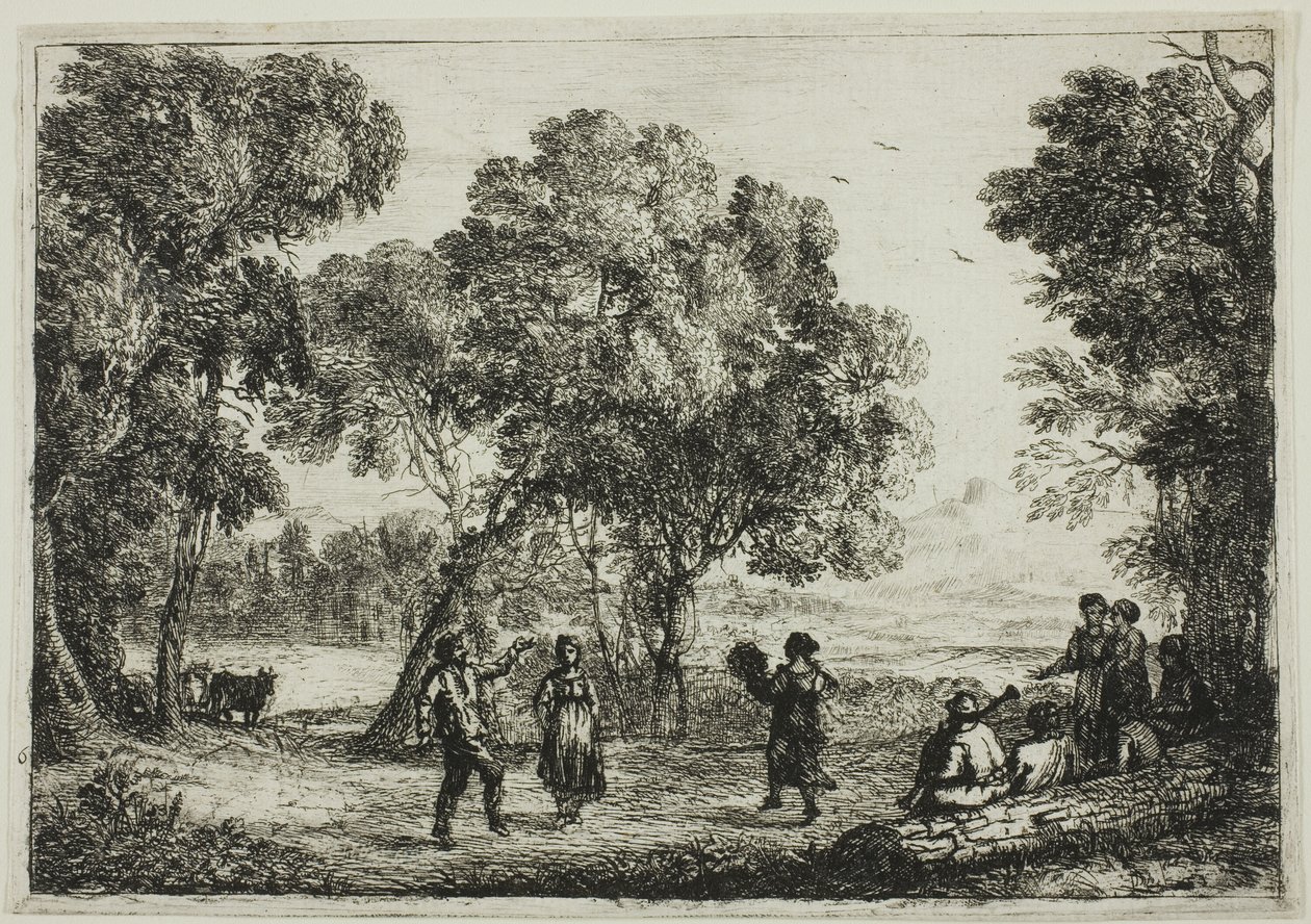 La danza campestre de Claude Lorrain