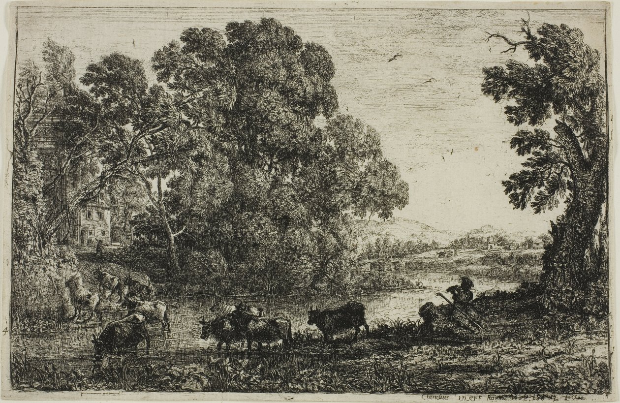 El pastor de vacas de Claude Lorrain