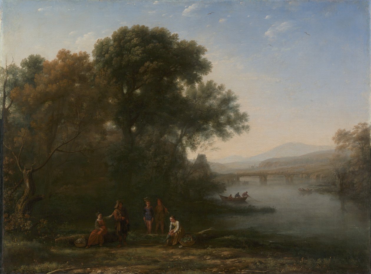 El vado, posiblemente 1636 de Claude Lorrain