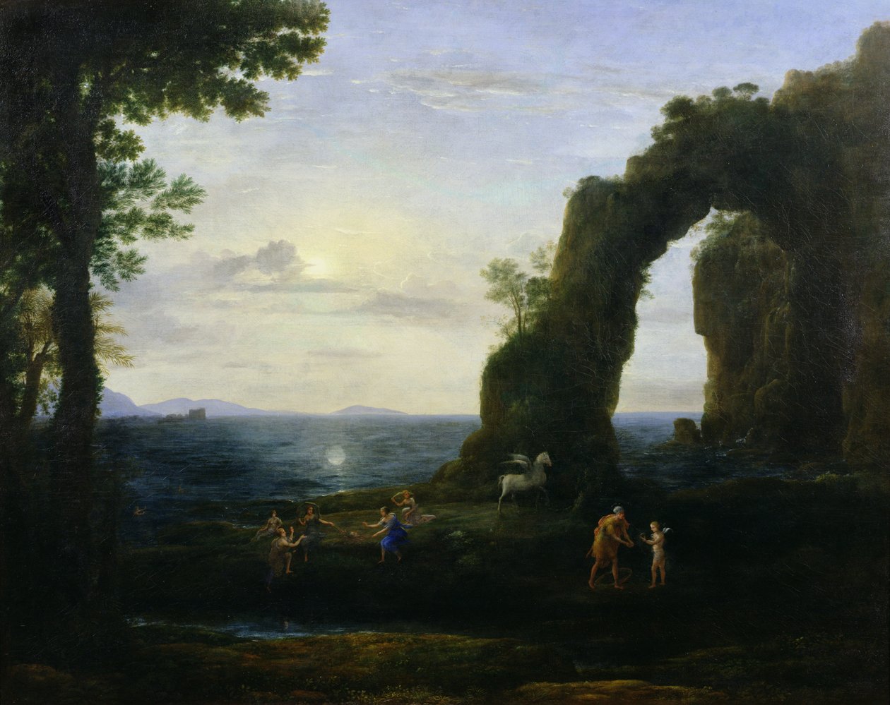 El origen del coral o Perseo con la cabeza de Medusa de Claude Lorrain