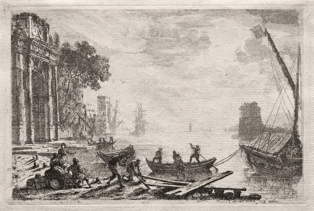 El Atardecer, 1634 de Claude Lorrain