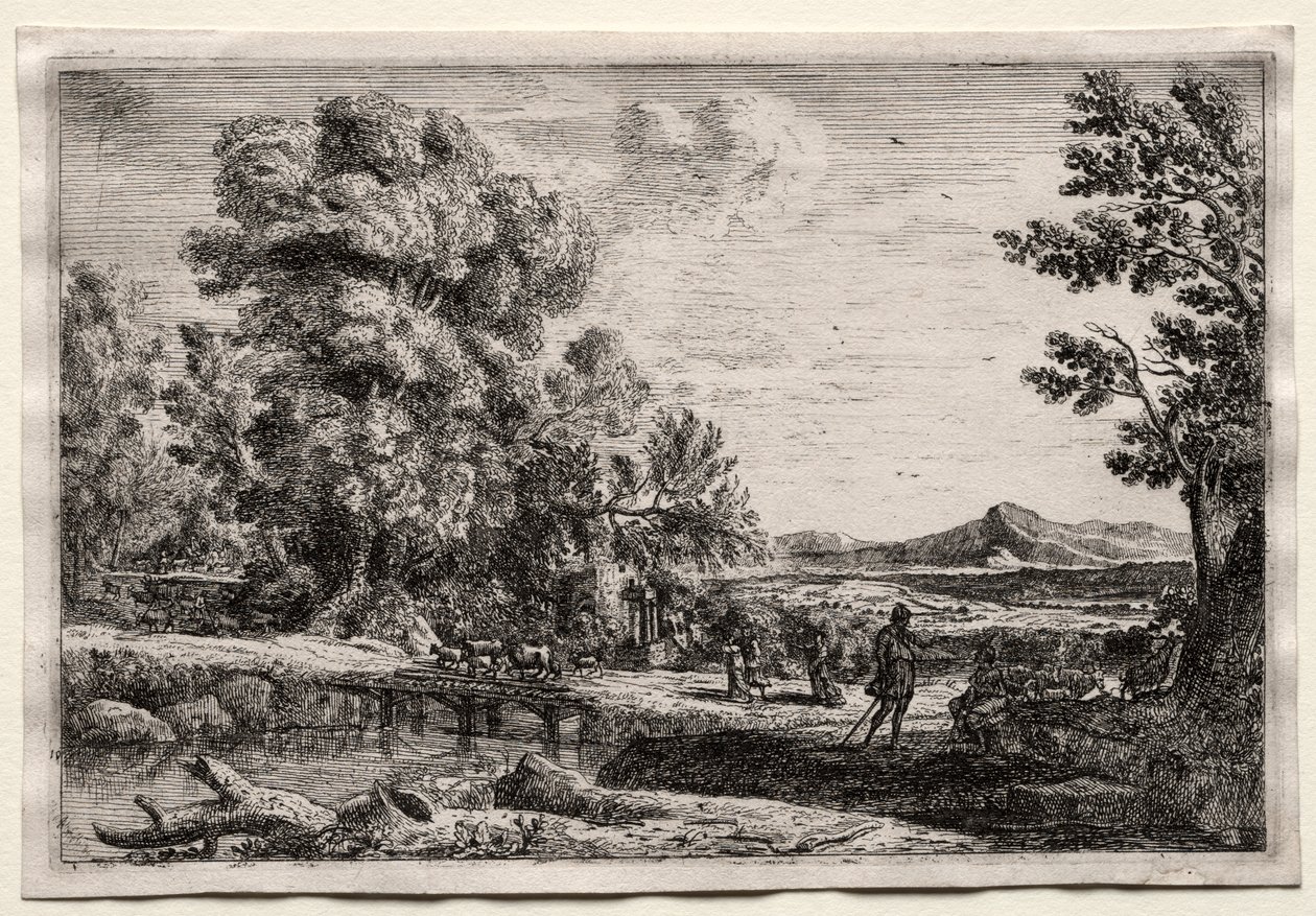 El Puente de Madera de Claude Lorrain