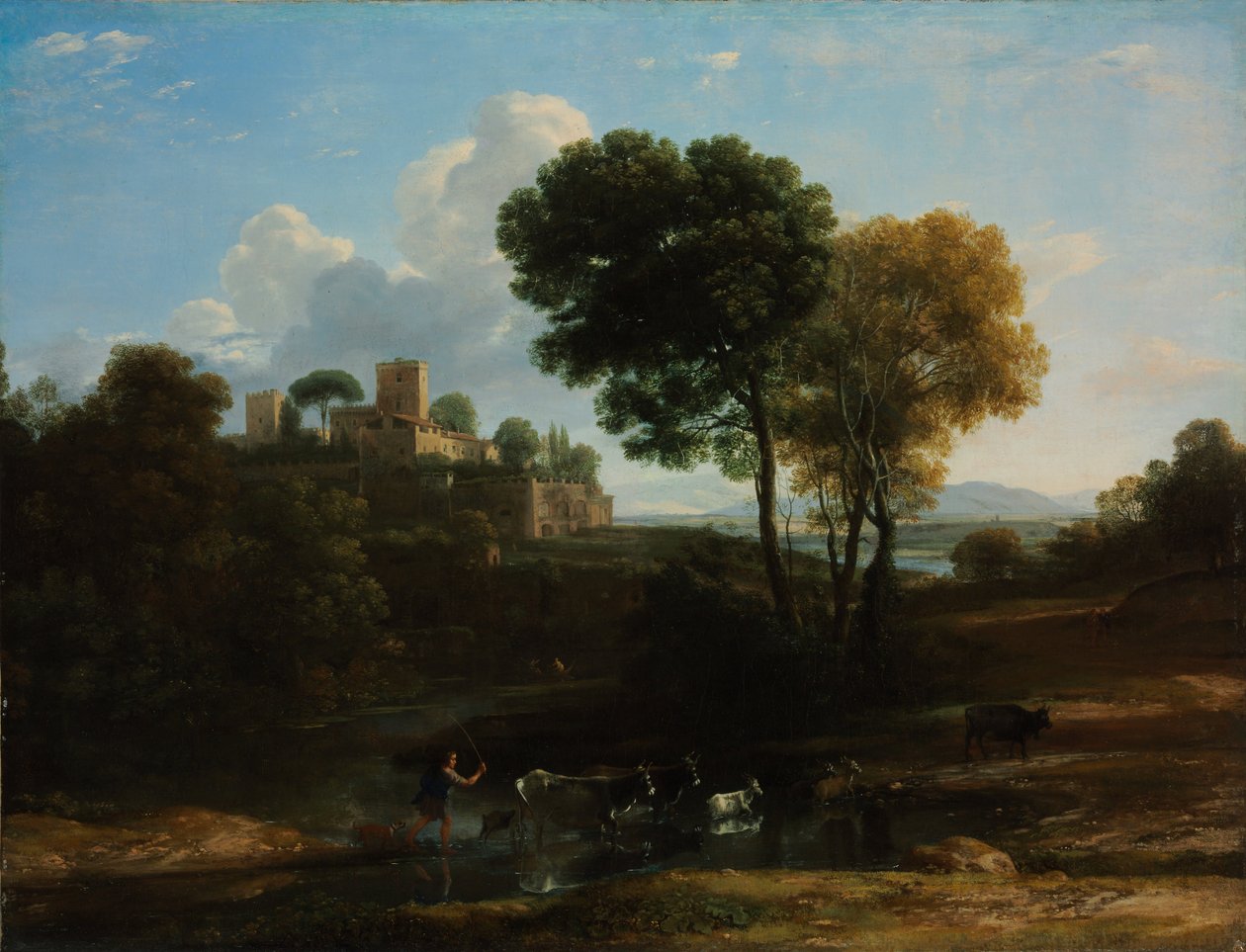 Villa en la Campagna romana de Claude Lorrain
