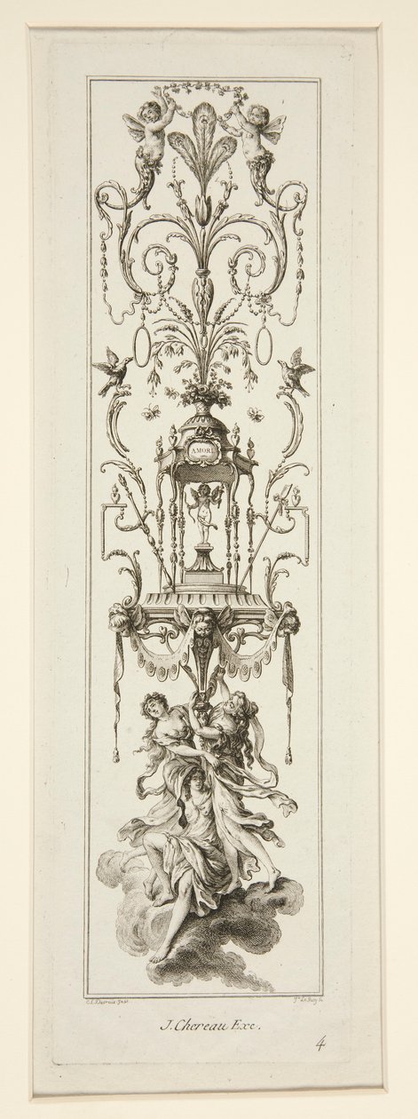 Portada y tres hojas del Cahier d de Claude Louis Desrais