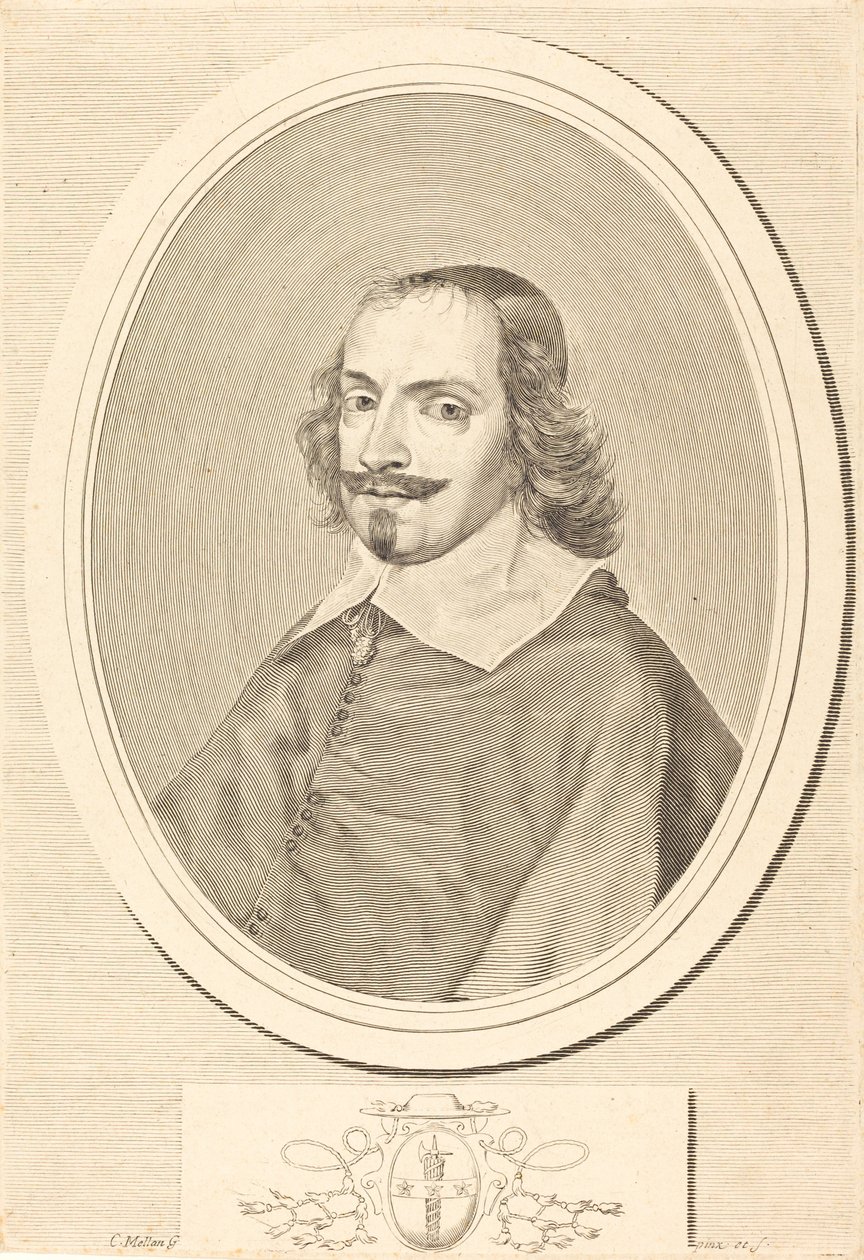 Cardenal Jules Mazarin de Claude Mellan