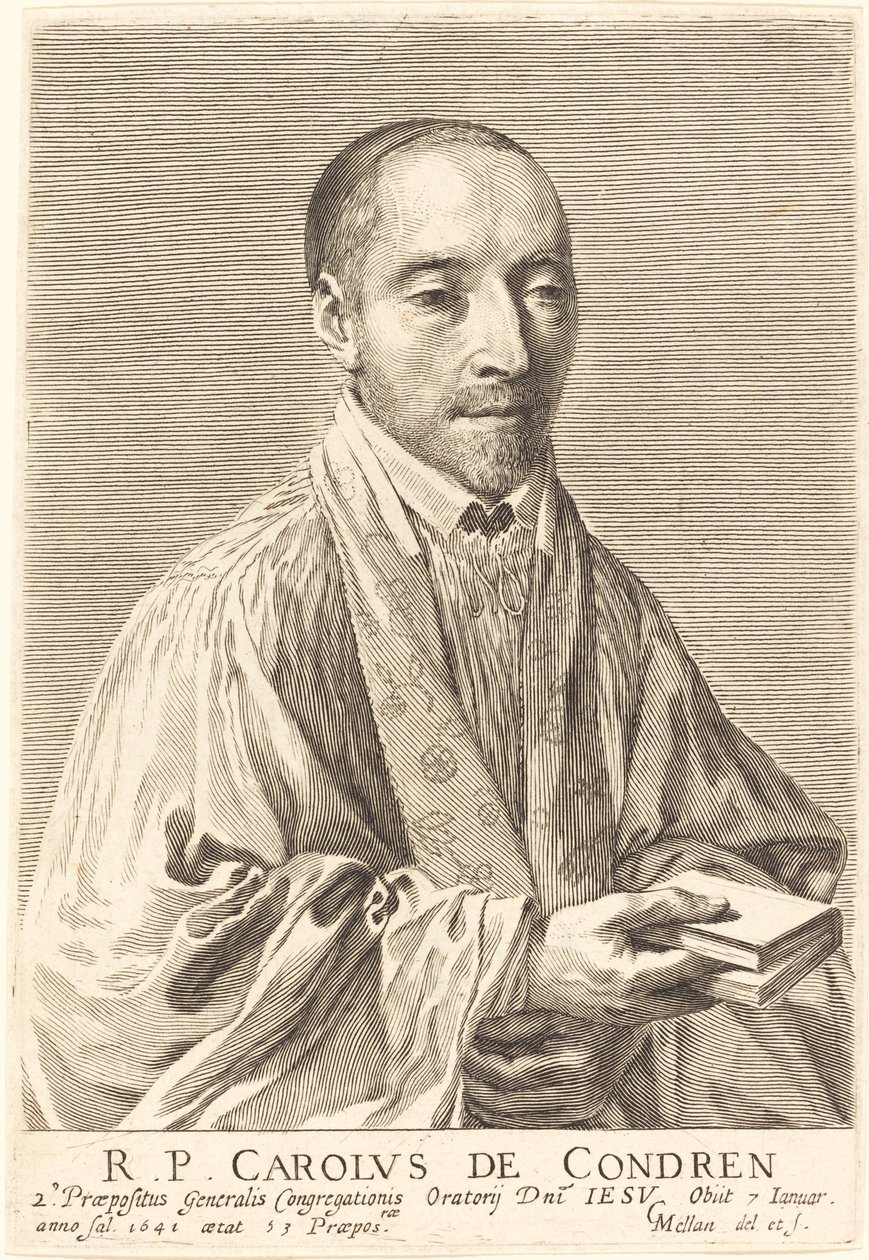 Charles de Condren de Claude Mellan