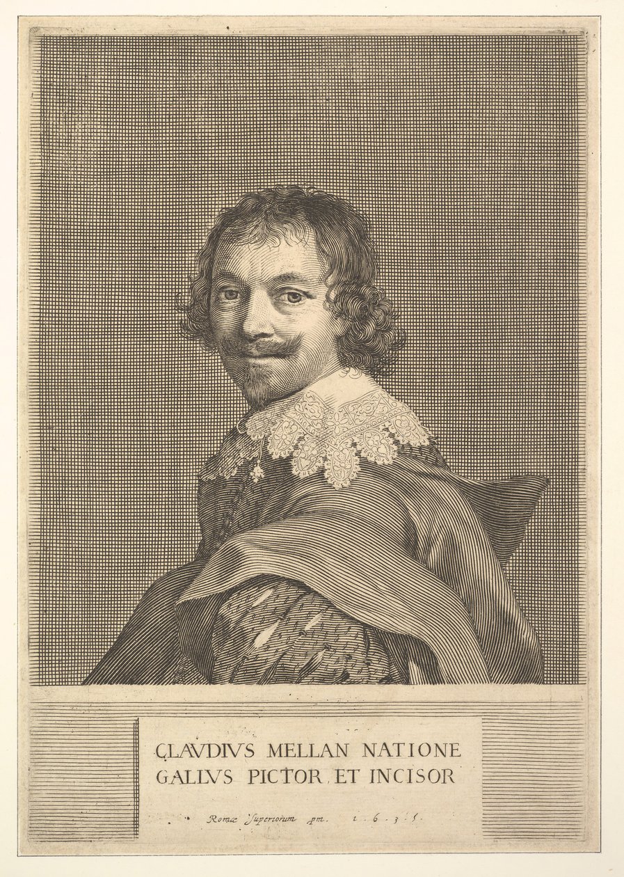 Claude Mellan: Autorretrato, 1635 de Claude Mellan