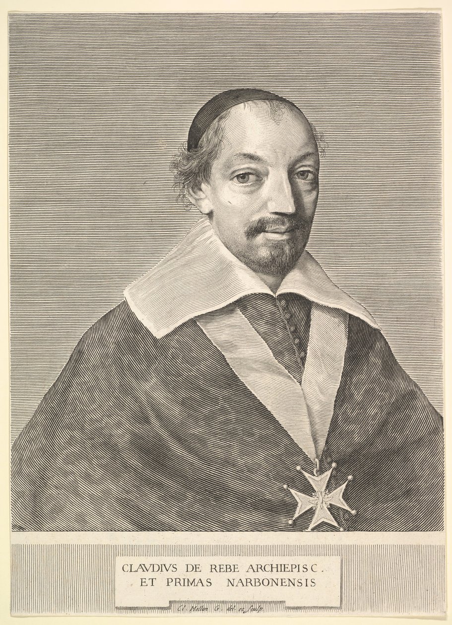 Claude de Rebé, Arzobispo de Narbona de Claude Mellan