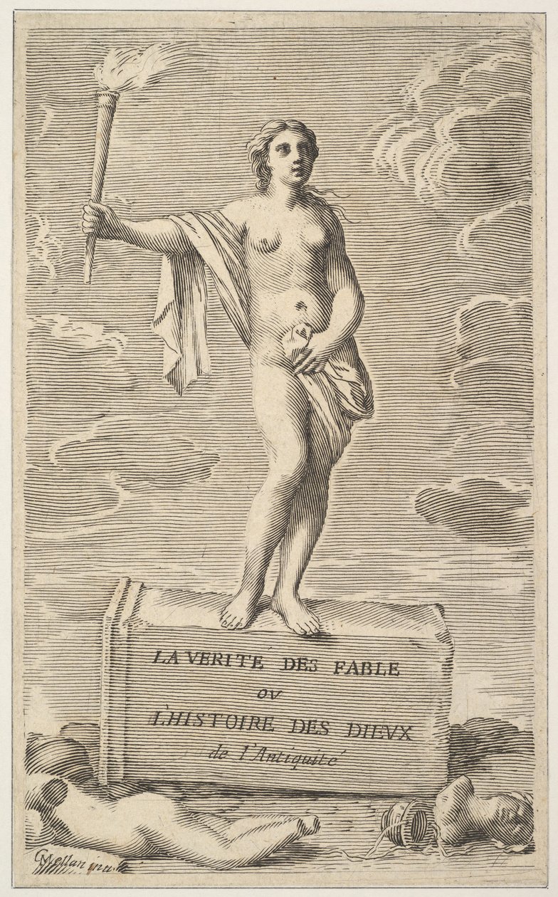 Figura femenina de Claude Mellan