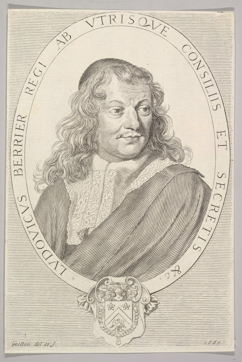Louis Berryer, 1667 de Claude Mellan