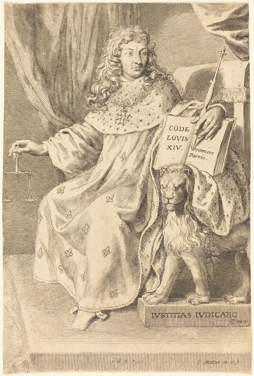 Luis XIV de Claude Mellan