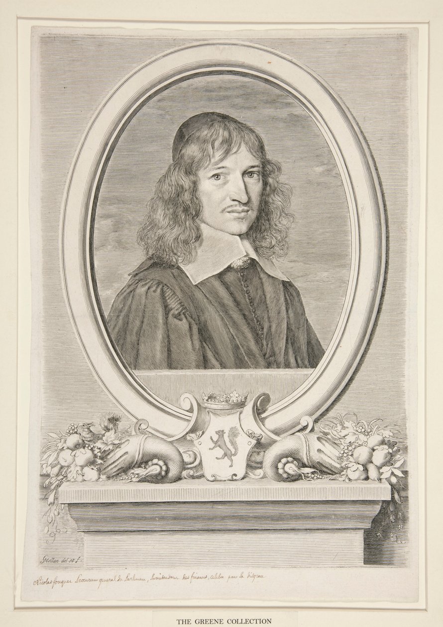 Nicolás Fouquet, vizconde de Melun y de Vaux (1615-1680) de Claude Mellan