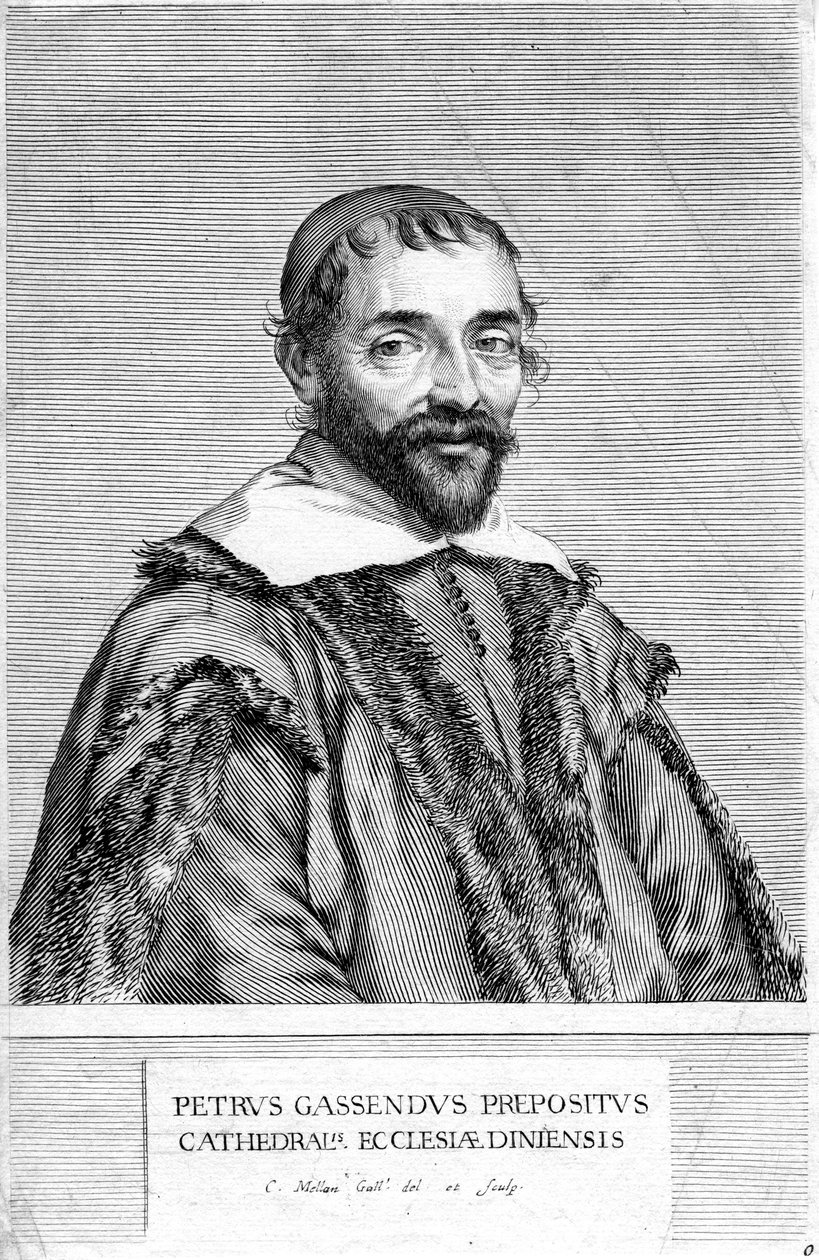 Pierre Gassendi, filósofo y científico francés de Claude Mellan