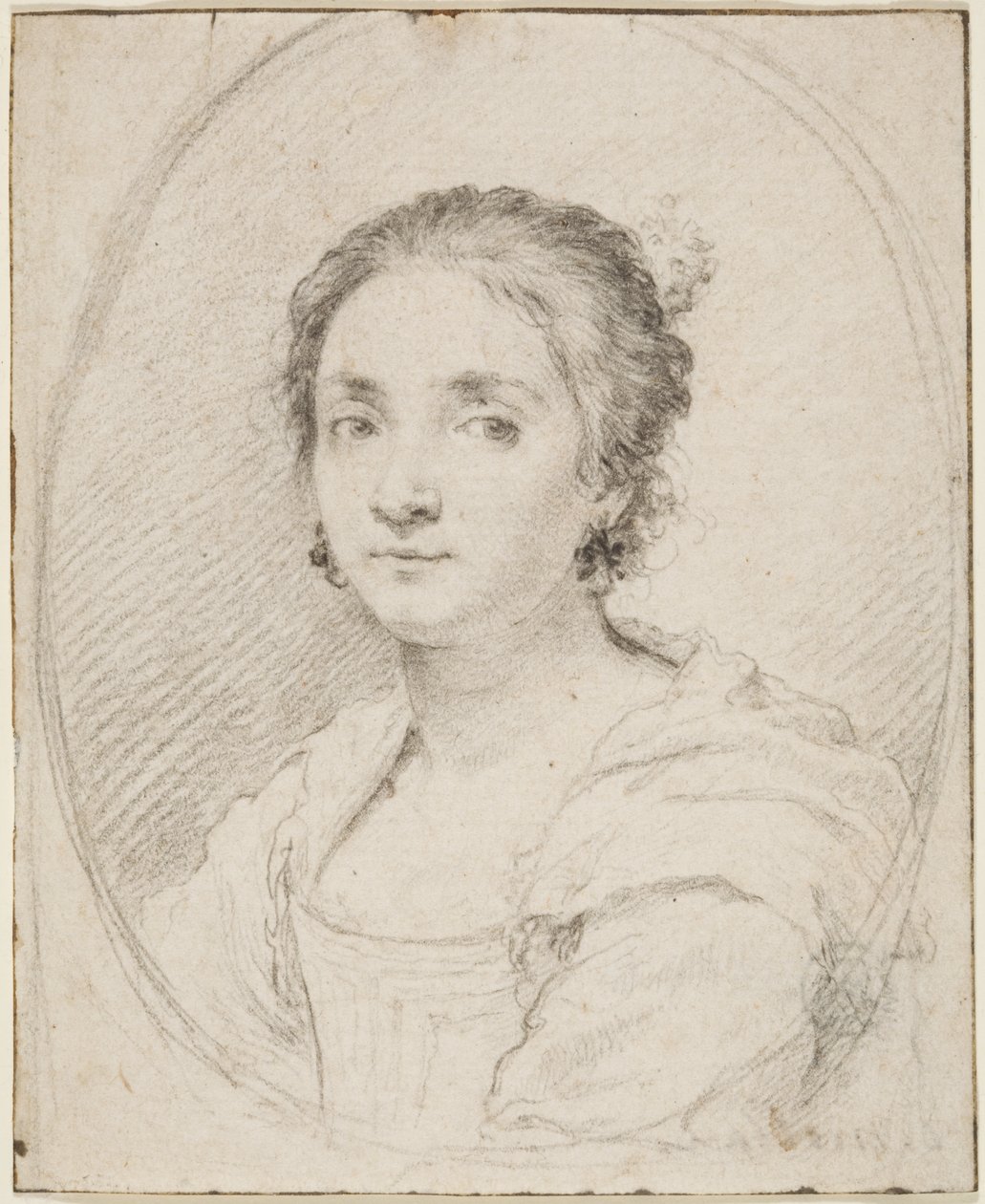 Retrato de Virginia de Vezzo da Velletri de Claude Mellan