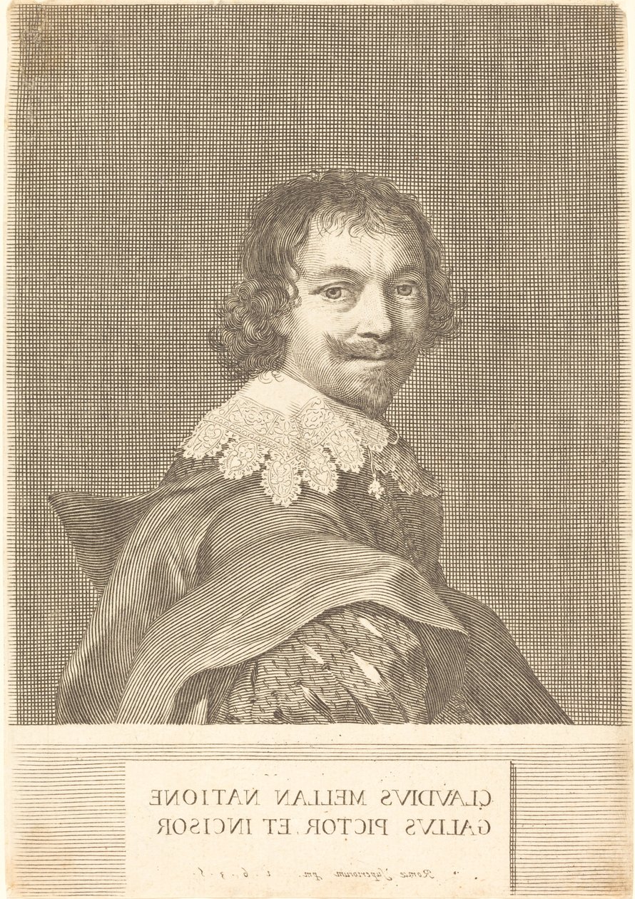 Autorretrato de Claude Mellan