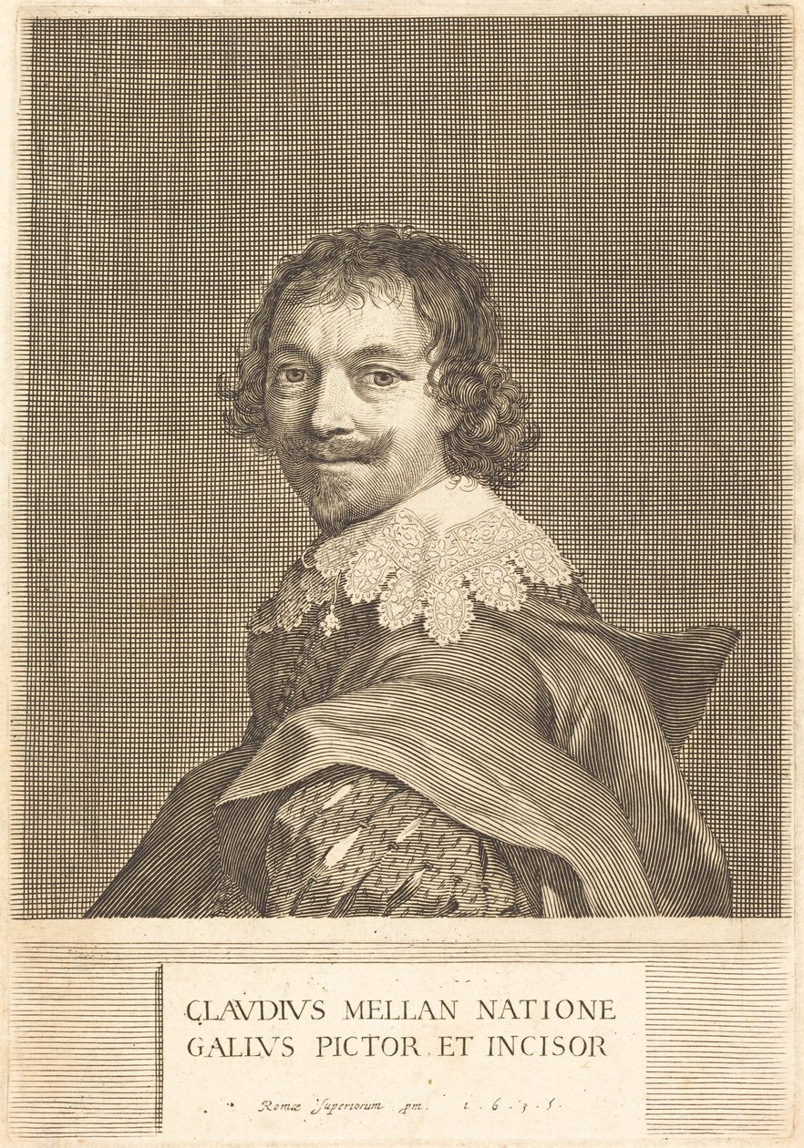 Autorretrato de Claude Mellan
