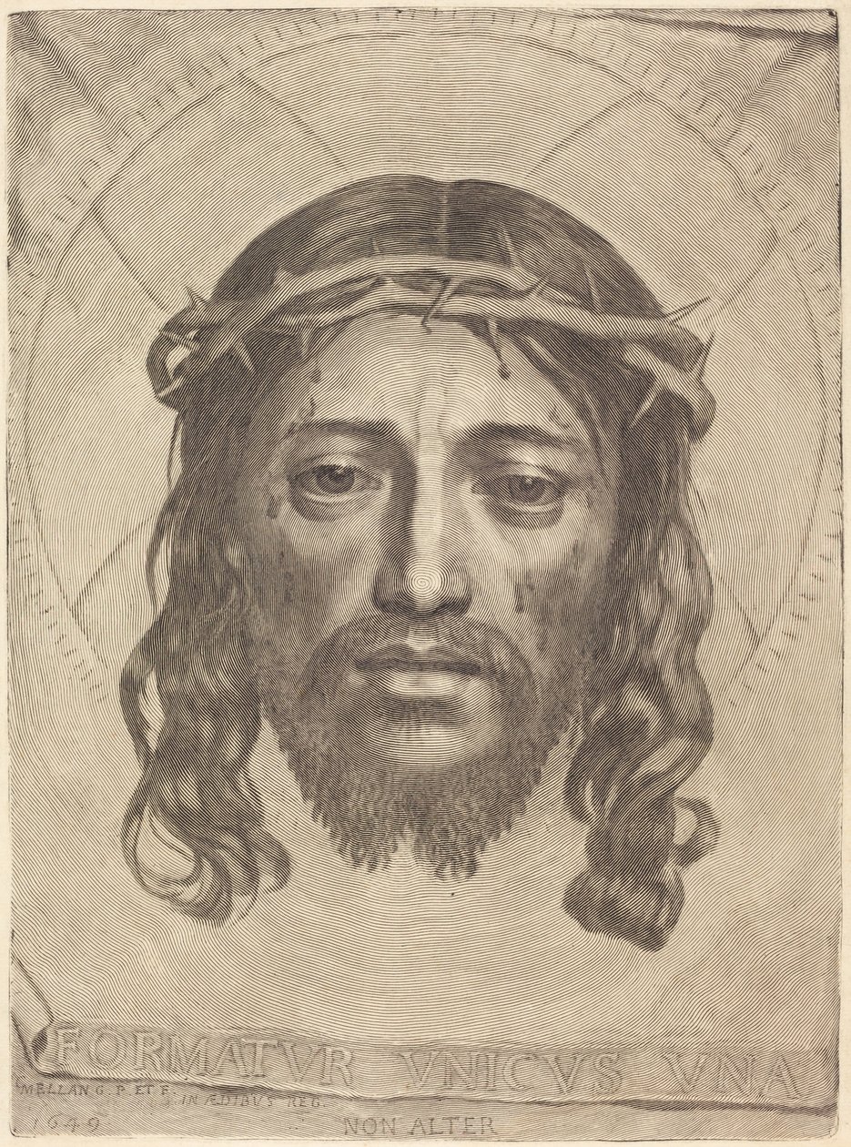 El sudario de Santa Verónica de Claude Mellan