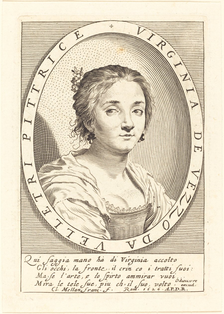 Virginia da Vezzo de Claude Mellan
