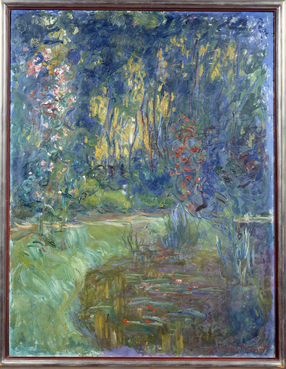 Un rincón del estanque de Giverny de Claude Monet