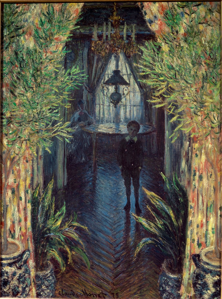 Un rincón de un apartamento de Claude Monet