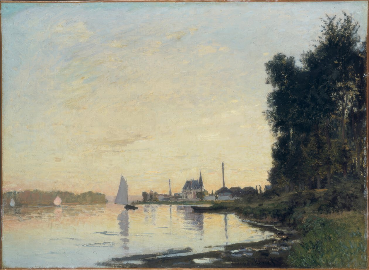 Argenteuil, última hora de la tarde de Claude Monet