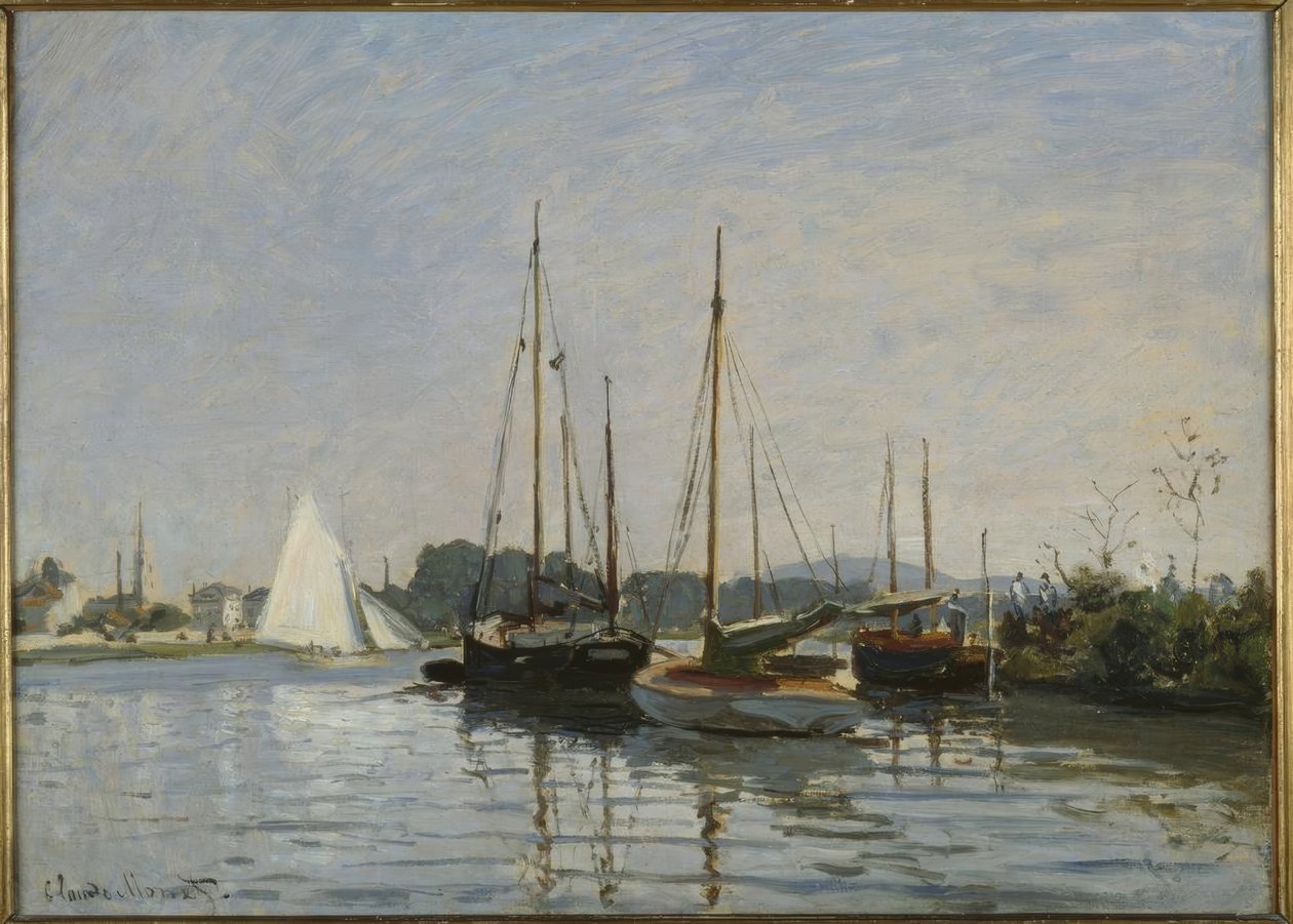 Barcos de recreo, Argenteuil de Claude Monet