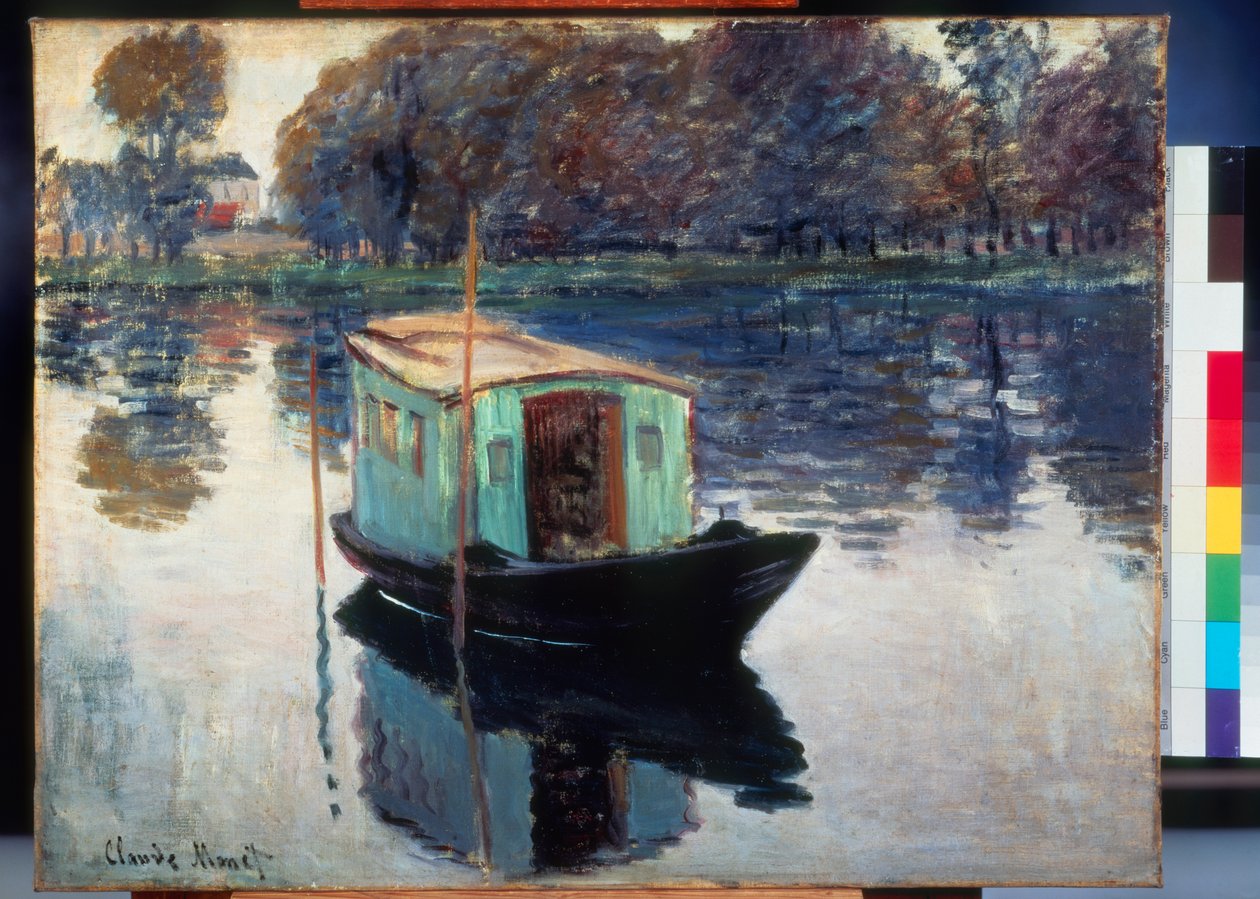 Estudio Boat de Claude Monet