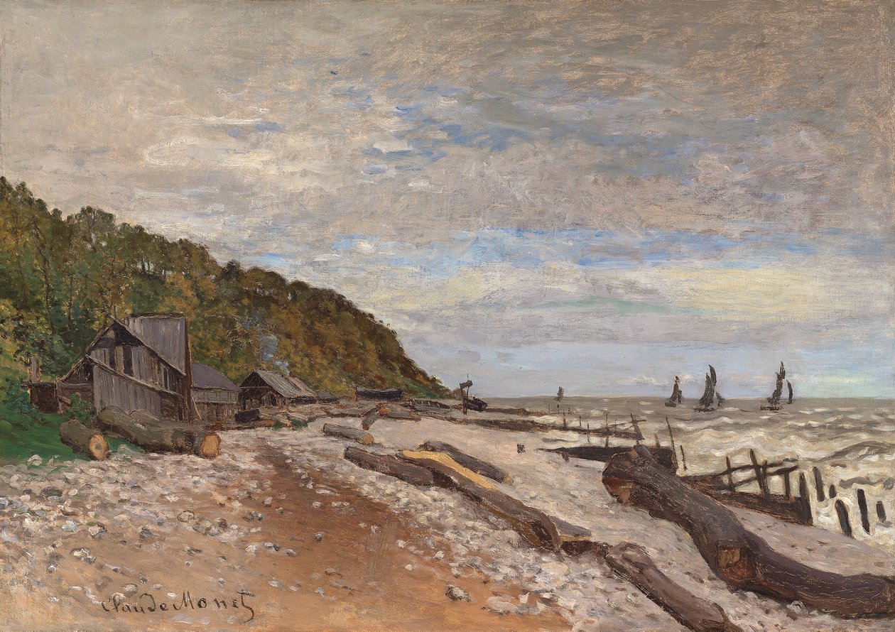 Astillero cerca de Honfleur, 1864 de Claude Monet