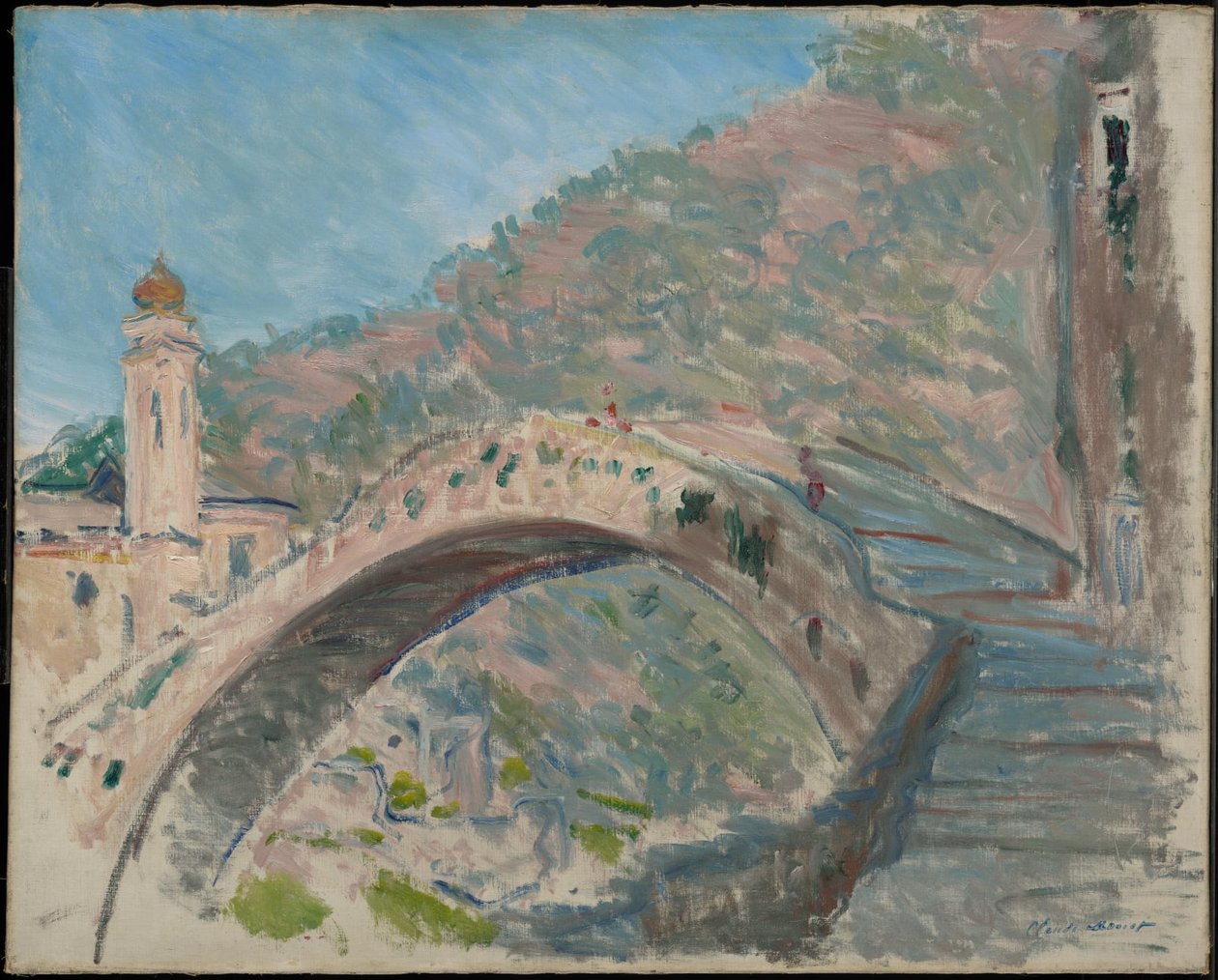 Puente en Dolceacqua de Claude Monet