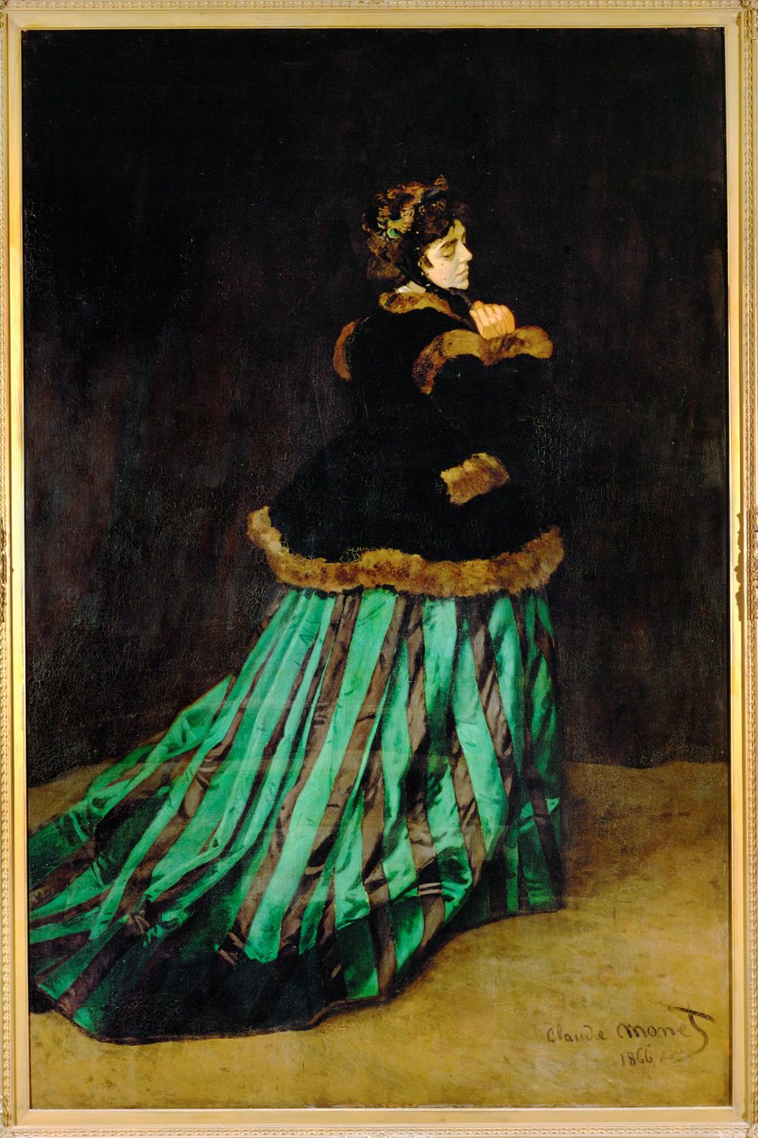 Camille Monet, primera esposa del pintor (óleo sobre lienzo) de Claude Monet