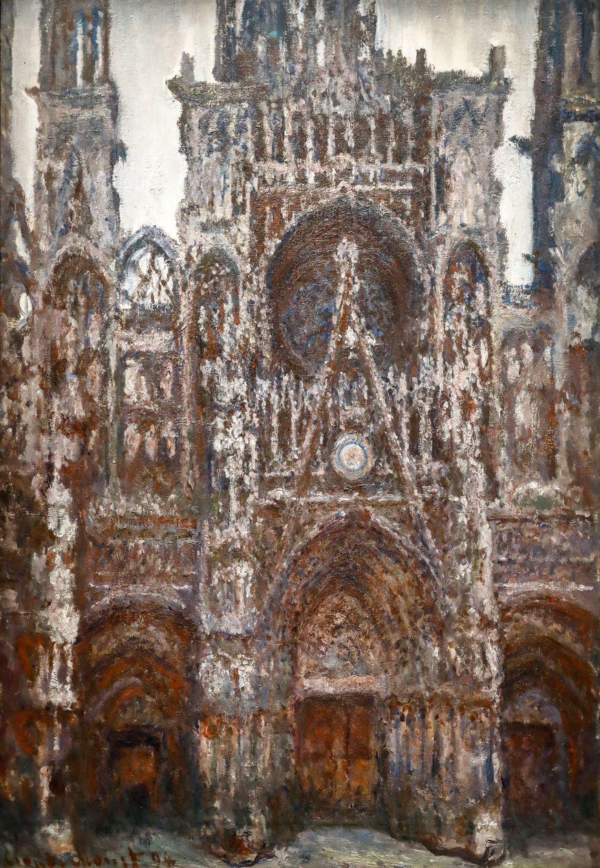 Catedral de Rouen, Vista del portal, Armonía marrón de Claude Monet