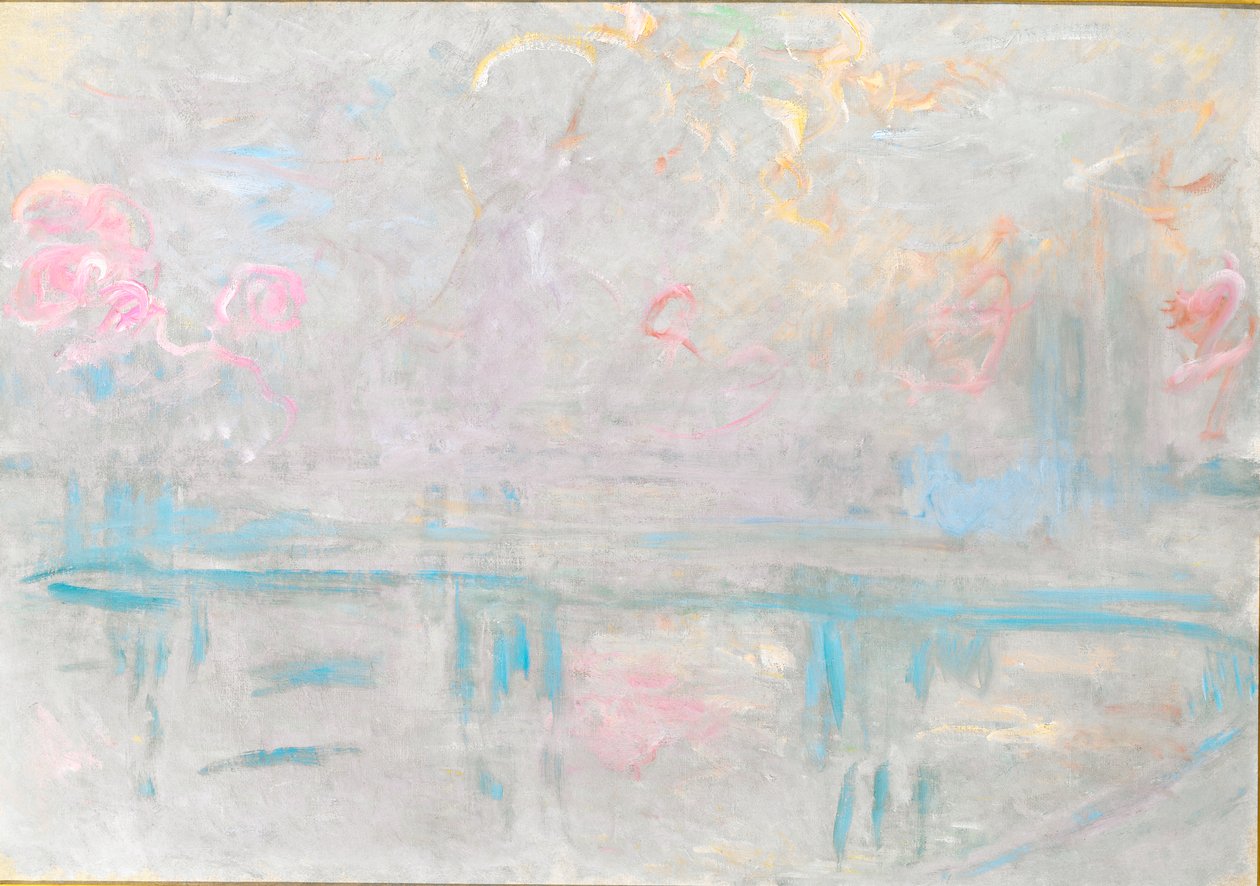 Charing Cross Bridge, c.1900 (óleo sobre lienzo) de Claude Monet