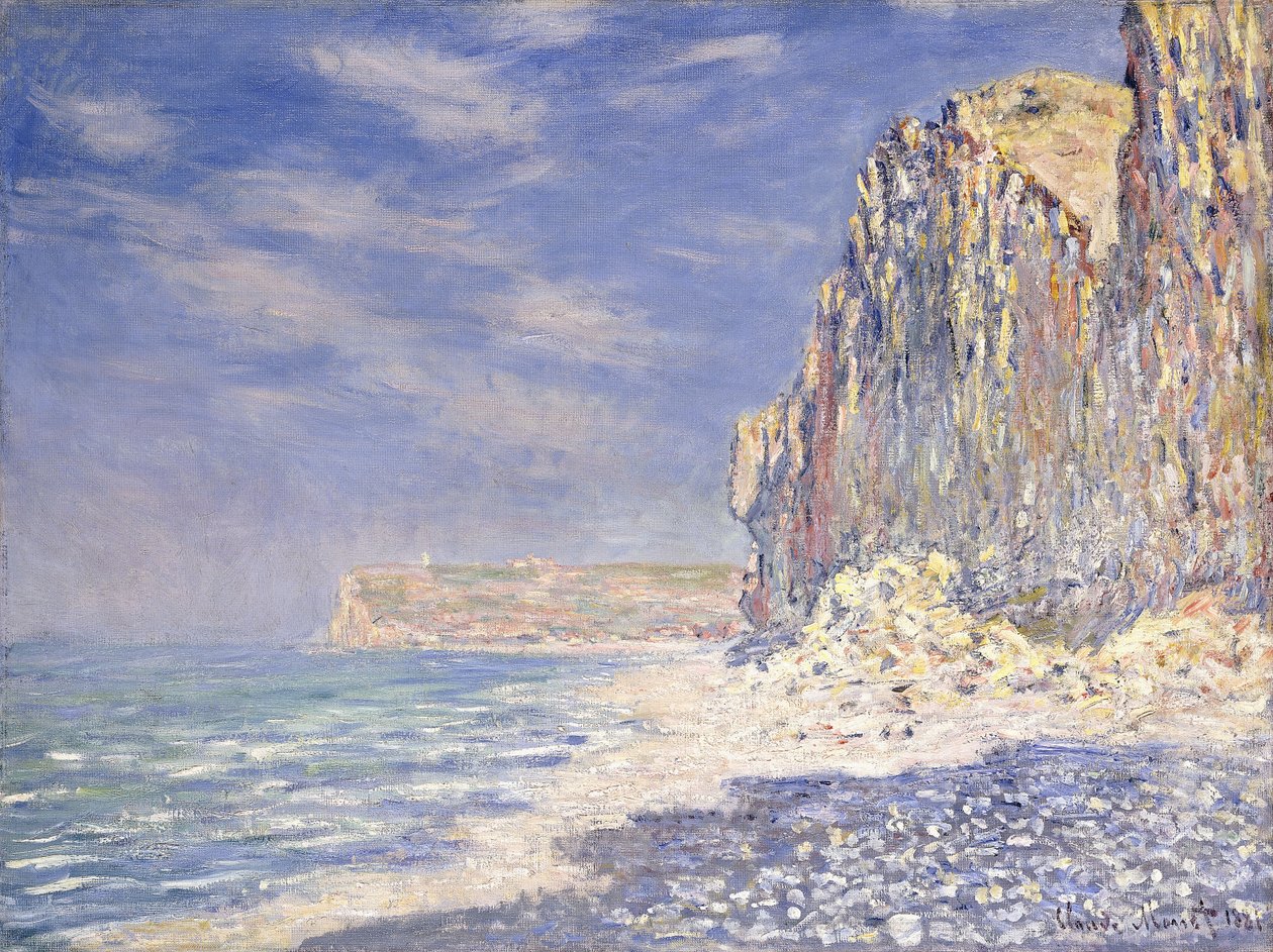 Acantilados cerca de Fécamp, 1881 de Claude Monet