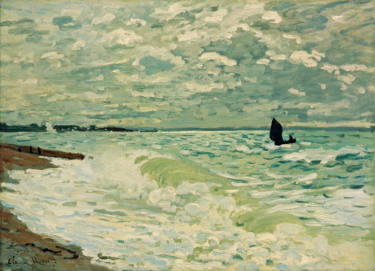 El mar en Sainte-Adresse de Claude Monet