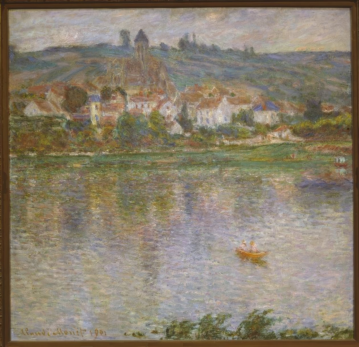 La ciudad de Vetheuil de Claude Monet