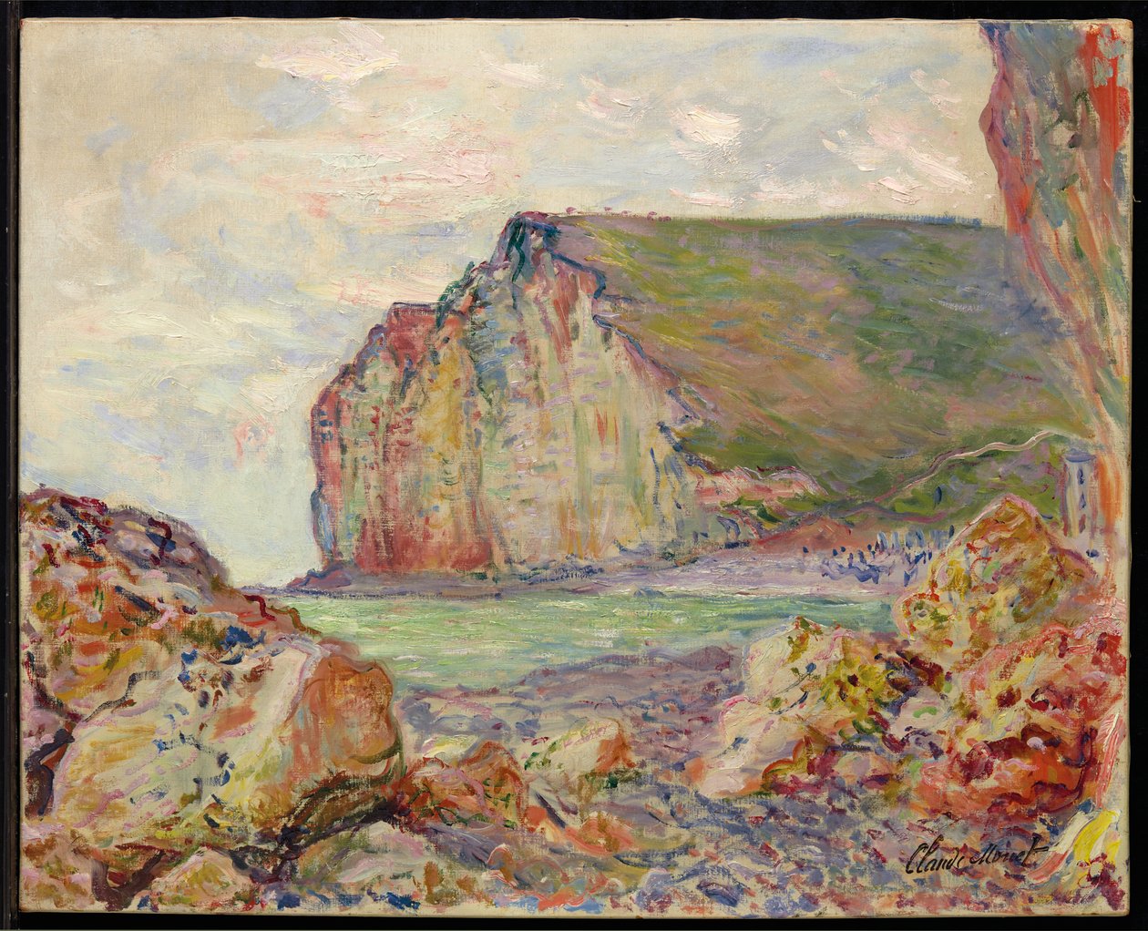 Acantilados de Petites-Dalles, 1884 de Claude Monet