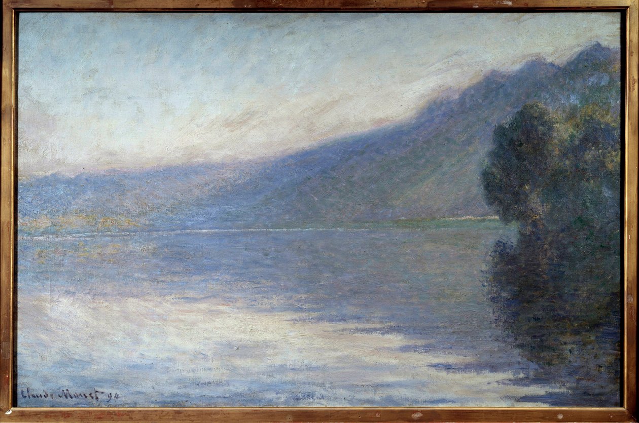 Niebla sobre el Sena en Port Villiez de Claude Monet