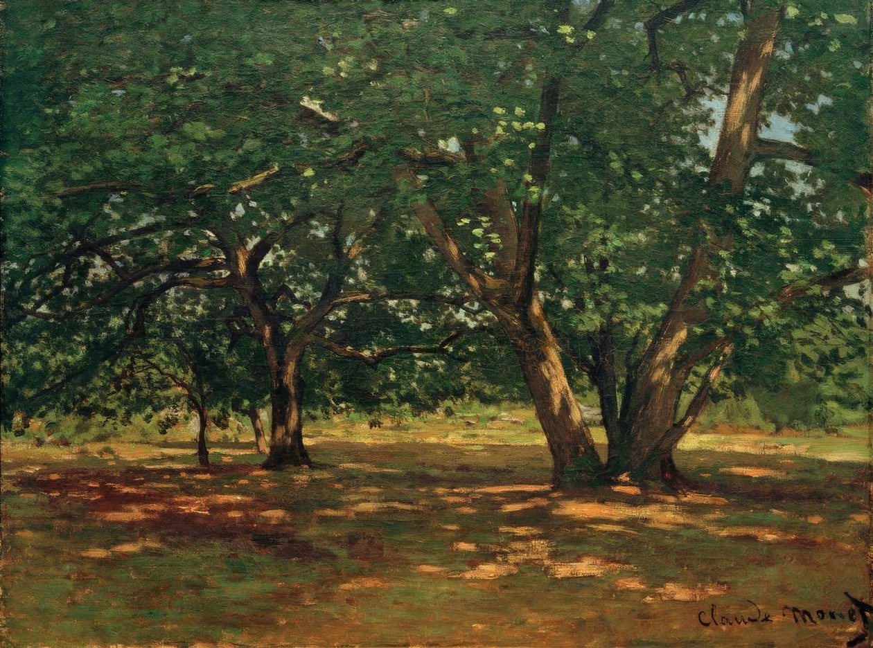 Bosque de Fontainebleau de Claude Monet