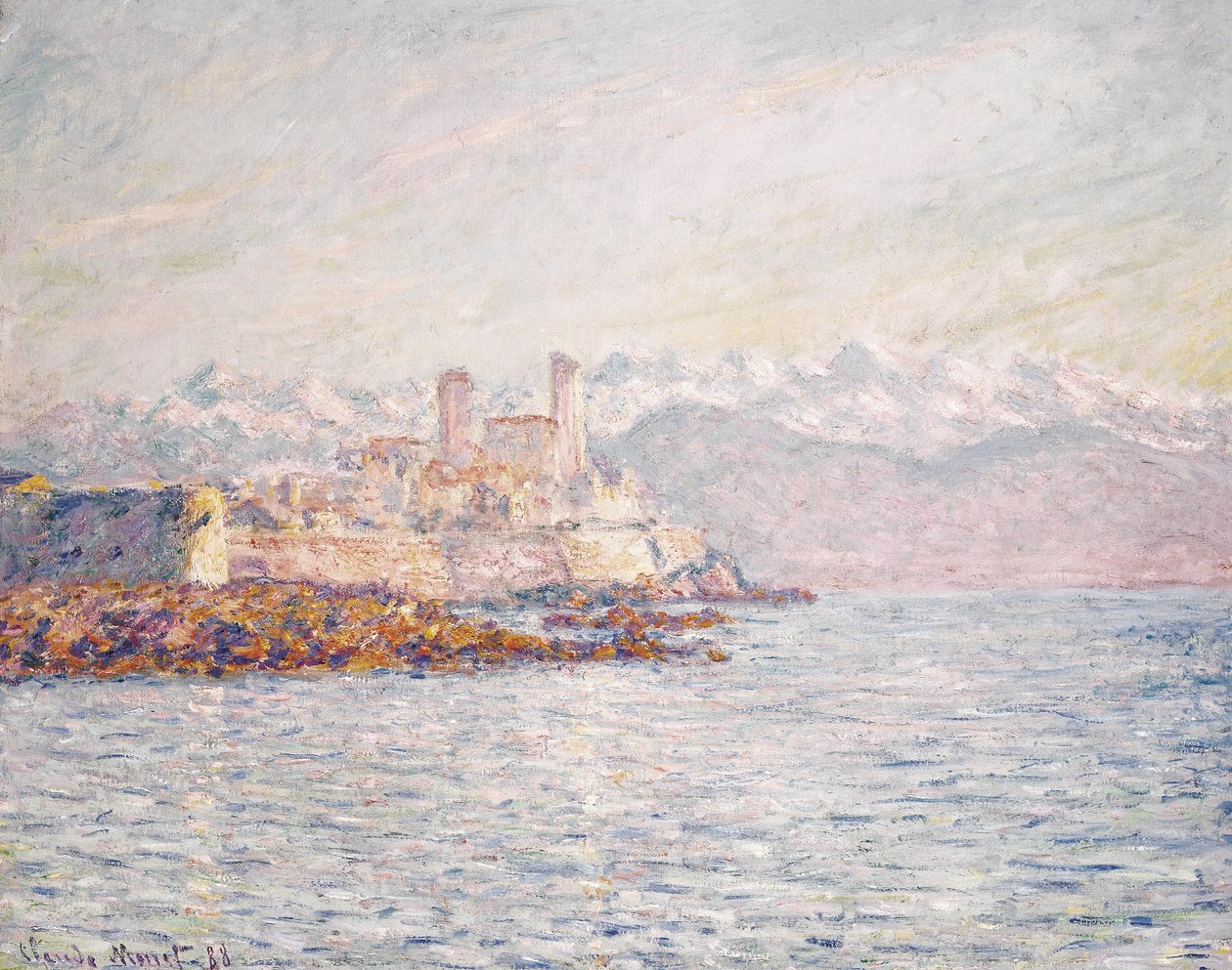 Francés:  Antibes
Alemán: Antibes de Claude Monet